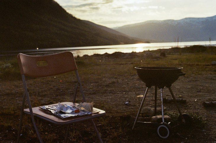 Stillleben mit Grill